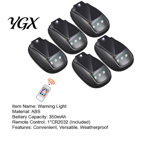 Vehicle Safety Light Solar Roof Strobe with Remote Control Waterproof Wireless LED Warning Smart Sensor for Trucks Cars Motorcycles Operated
