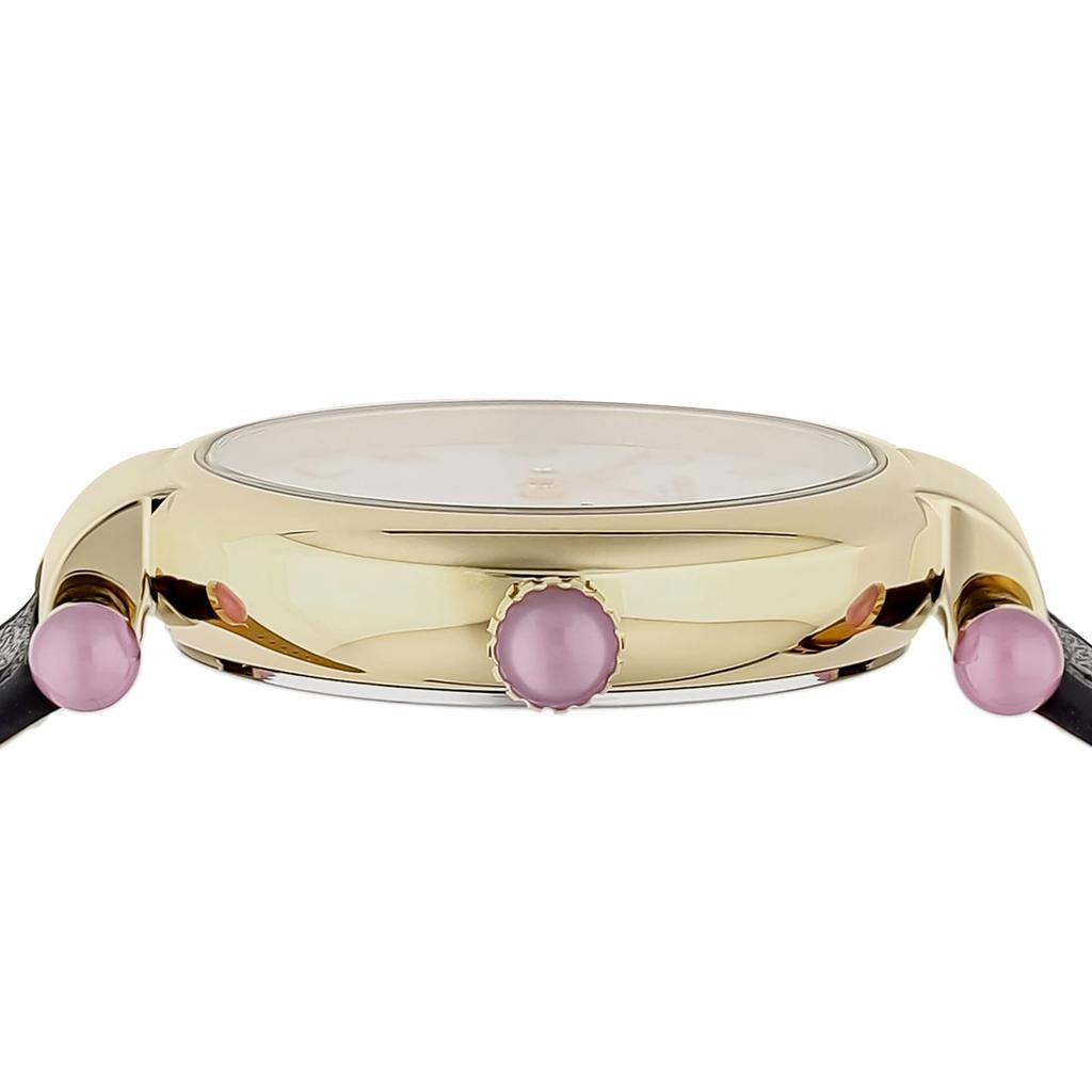 Часы CARY Серебряный циферблат Нержавеющая сталь Минеральное стекло Кварцевые повседневные водонепроницаемые 31MM Китайские часы 14503998 Черные [Coach] Женские [Товар]