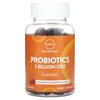MRM Nutrition, Пробиотические жевательные конфеты, клубника и малина, 2 млрд, 60 штук (1 млрд КОЕ на жевательную резинку)