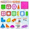 Jecimco Magnetic Toy Magnetic 139 Pieces Luxurious Assembly DIY Building Educational Birthday Indoor Magnetic Blocks Blocks, Set, Children's Blocks,