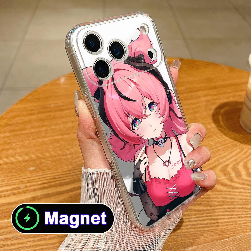 Zenless Zone Zero Aria Clear TPU Magsafe Mobile Phone Case for iPhone 17 16 15 14 13 12 11 Air Pro Max Plus Mini Colorful Cover