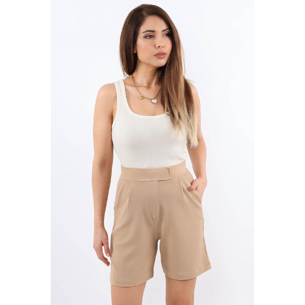 Черные женские шорты из лайкры и липучки Line Line