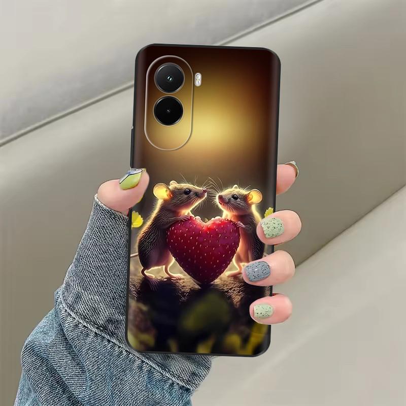 Мягкий чехол для Xiaomi Poco M7 4G Чехол Мультяшная задняя крышка для Xiaomi Poco M7 Pro 5G Защитный бампер с животным PocoM7 m 7 Крутые сумки