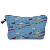 Женская косметичка с цветочным принтом Органайзер для туалетных принадлежностей Дорожный чехол для хранения 6668
