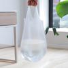 50/100pcs White Plastic Bag Supermarket Grocery Gift Shopping Bag With Handle Vest Bag Kitchen Storage Clean Garbage Bag