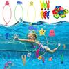 17 шт. детский бассейн для дайвинга, игрушка с кольцом, морская трава, игра, охота за сокровищами дельфинов, пляжный летний открытый бассейн