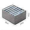 Jeans Storage Box Closet Organizer Wardrobe Clothes Compartment Boxes Drawer Jeans Socks Separation Pants Storage