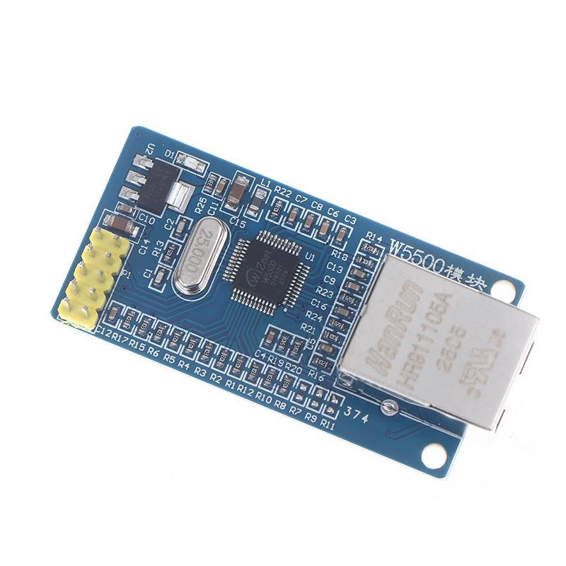 1/3Pcs W5500 Ethernet Network Module Hardware Spi Interface Full Hardware Tcp/Ip Protocol Stm32 Diy Projects For Arduino