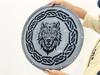 Fenrir Wolf Viking Shield: Battleworn Wooden Norse Decor