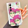 Милый Чехол для Телефона Saiki K-Kusuo для Samsung Galaxy A13 A15 A16 A14 A12 A35 A34 A73 A35 A71 A72 A25 A22 Мягкий Чехол