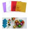 100Pcs Multi Color Aluminum Foil Candy Paper Chocolate Sweets Package Wrappers
