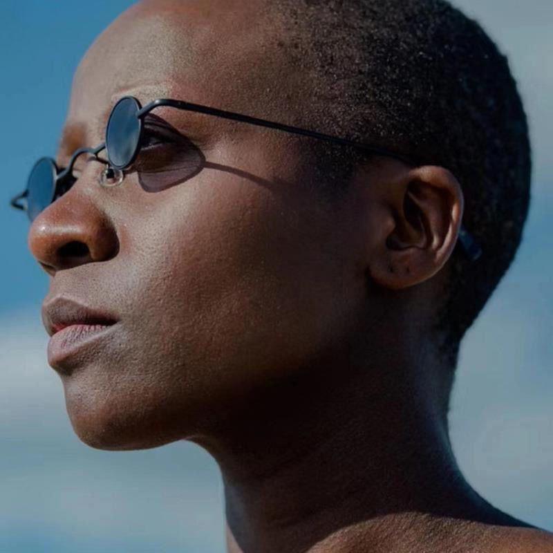 Солнцезащитные очки в стиле ретро Mini, круглые мужские очки с металлической оправой, маленькие круглые солнцезащитные очки с популярными цветными линзами, модные неполяризованные очки