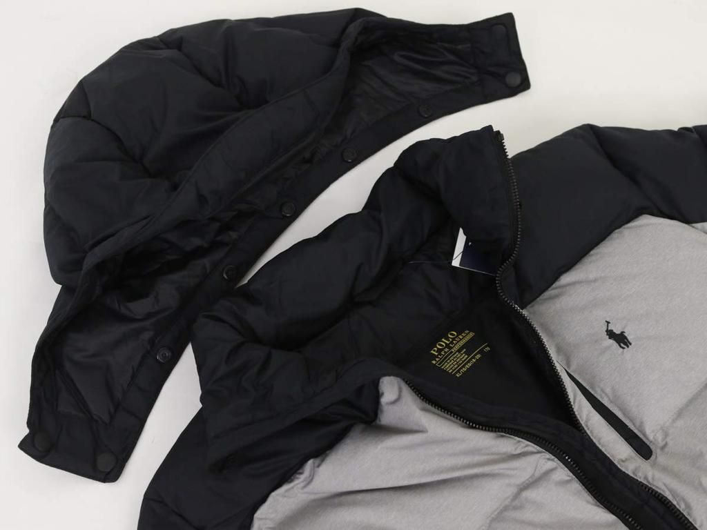 POLO RALPH LAUREN PERFORMANCE Hooded Down Jacket Size M Boys' (Product Code 0101730), [Used]