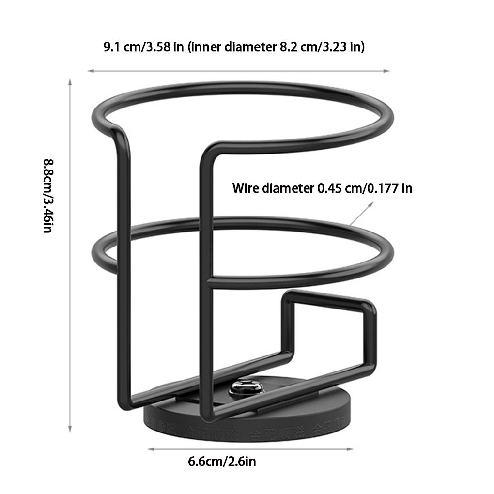 Magnetic Cup Holder Magnetic Cup caddie Beverage Rubber Strong Adsorption Durable Used for Treadmills Cars Buses