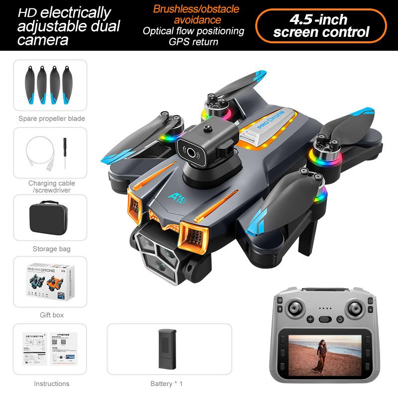 2025 NEW A19 PRO  Drone Laser obstacle avoidance aerial photography 8K 5G Professional HD Camera Brushless Folding Quadcopter