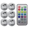 Auto LED RGB Interior Atmosphere Light Decorative Foot Lamp With USB Wireless Remote Control Multiple Modes For Car,Home Decorat