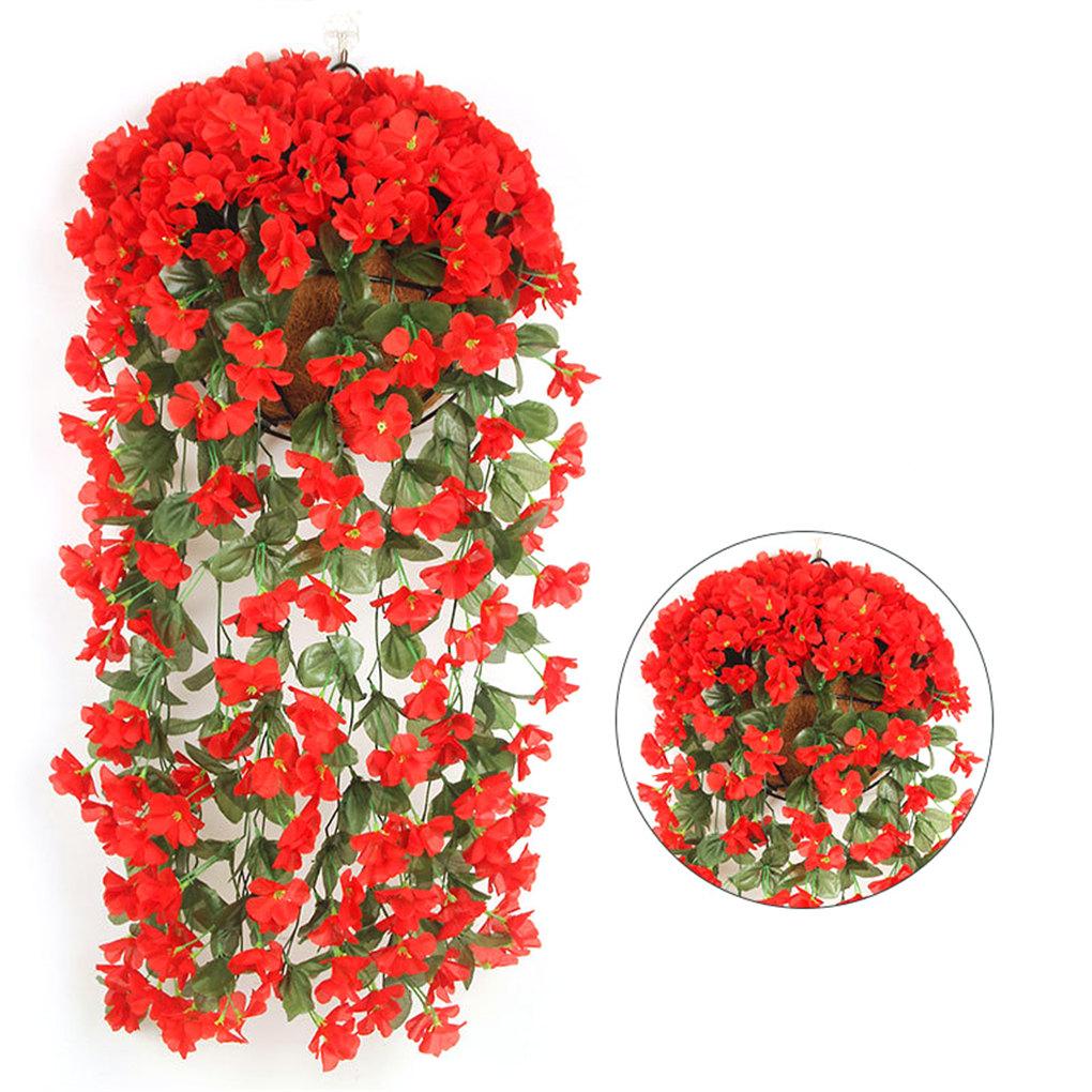 Искусственные подвесные цветы виноградная лоза домашний садовый декор в помещении на открытом воздухе