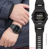 Для Casio Маленький Квадратный Gbd-200sm Gbd-200 Кот Силиконовый Ремешок для Часов Мужской Спорт на Открытом Воздухе Ремешок Черный Серый Резиновые Аксессуары
