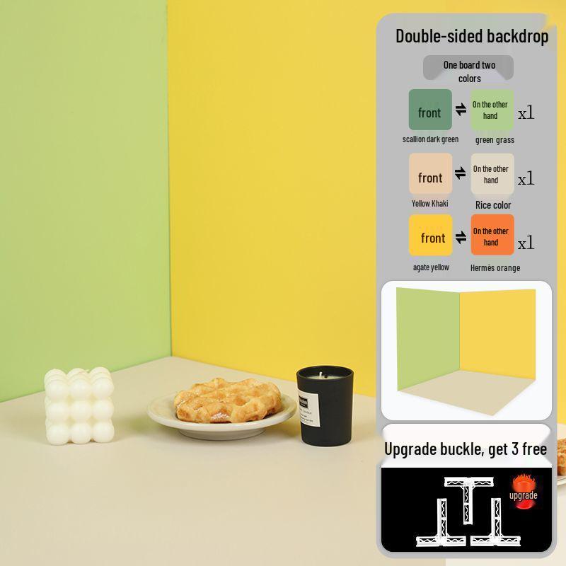 Однотонный фон для фотосъемки - Пленочный ПВХ для косметики, натюрморта, тортов и пищевой фотосъемки