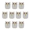 Castle Enterprises Owl Ear Pegs (Small), 5.5cm Long, Set of 10, "No Hardship" - God of Learning In Europe, For Commercial Use