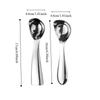 Self-melting Ice Cream Spoon 304 Stainless Steel Gelato Ball Spoon Durable Watermelon Scoop  Yogurt