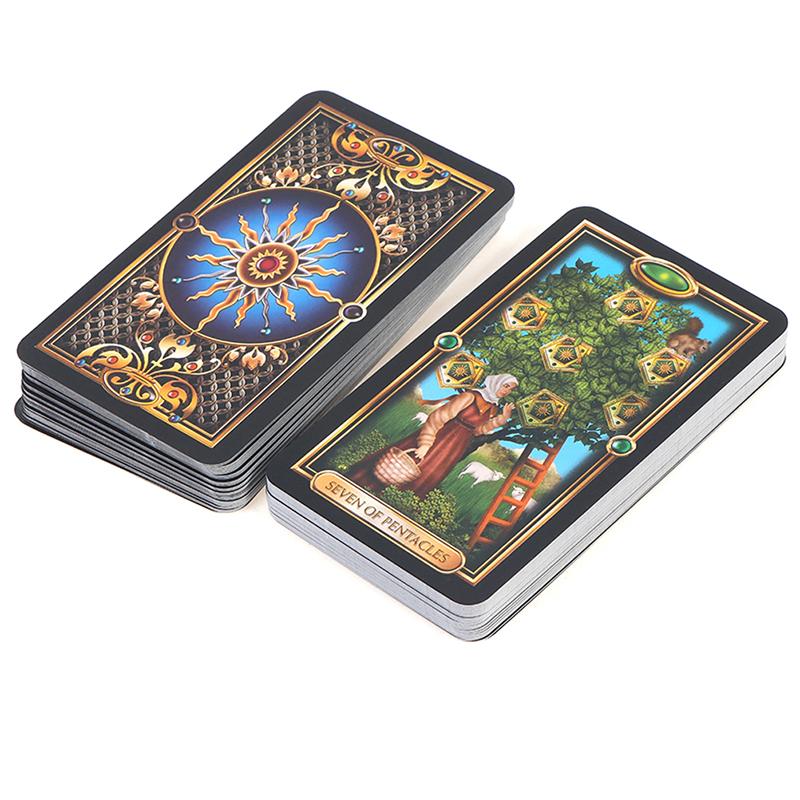 Easy Gilded Tarot English Board Game Divination Prediction Multiplayer Game
