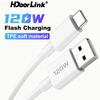 HdoorLink PD 120W 10A сверхбыстрый зарядный кабель типа C USB-USB C высокоскоростной кабель передачи данных для мобильного телефона VIVO IQOO