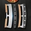 Нож для пиццы Rocker Blade Острый нож для пиццы Rocker Slicer из нержавеющей стали с защитным чехлом Аксессуары для печи для пиццы