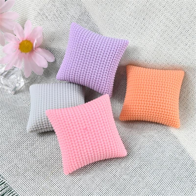Food Grade Silicone Braided Pillow Molds Crafting Essential For DIY Dessert Soaps Easy Releases Design Baking Mould