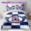 Cruz AzulPattern Bedding Quilt Set Quilt Cover Pillowcase Home Decoration Birthday Gift (1 * duvet cover + 2 * pillowcase, without core)