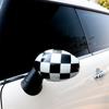 Для Mini One Cooper S хэтчбек кабриолет R50 R52 R53 черный флаг чехлы для зеркал заднего вида украшения автомобиля автоаксессуары