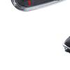 Seat Toledo III 2004- Gear Shift Knob Black & Beige with Chrome Frame Cover, 6-Speed