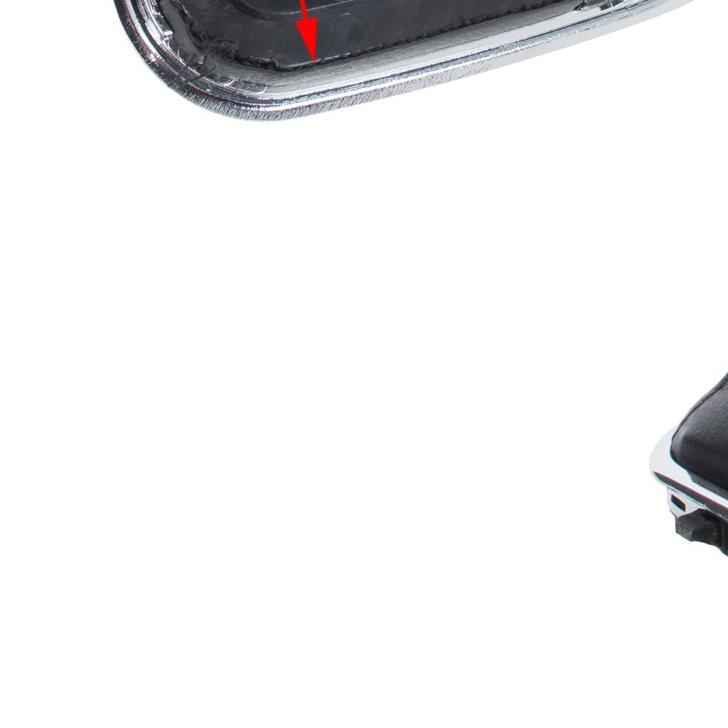 Seat Toledo III 2004- Gear Shift Knob Black & Beige with Chrome Frame Cover, 6-Speed