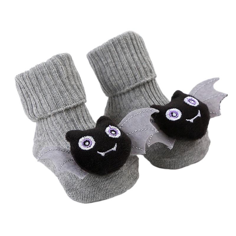 Детские носки, нескользящие носки для малышей, милые хлопковые носки с героями мультфильмов для мальчиков и девочек