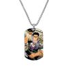 Tanjiro Nezuko Inosuke Zuhira Stainless Steel Color Printed Necklace Collection Holiday Gifts