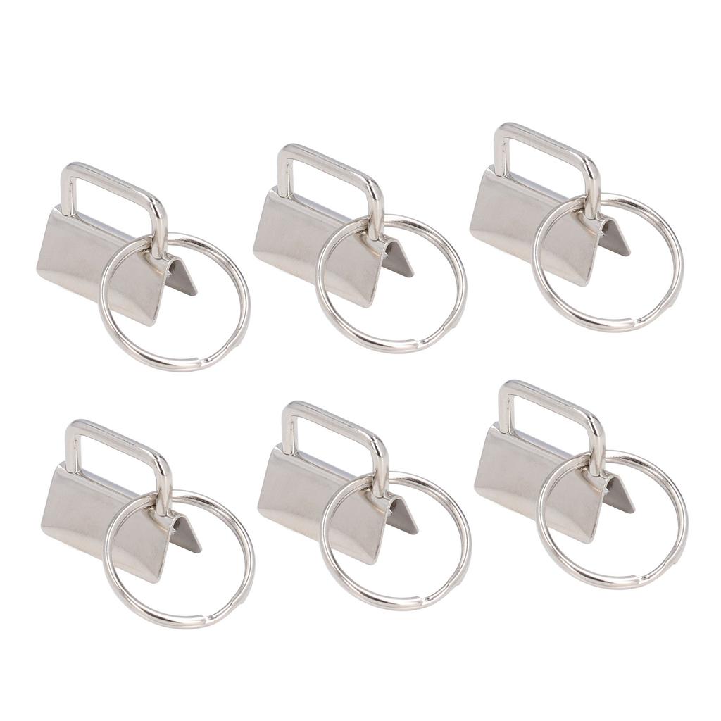 40PCS Key Fob Hardware DIY Craft Project Fine Workmanship High Hardness Iron Material Keychain
