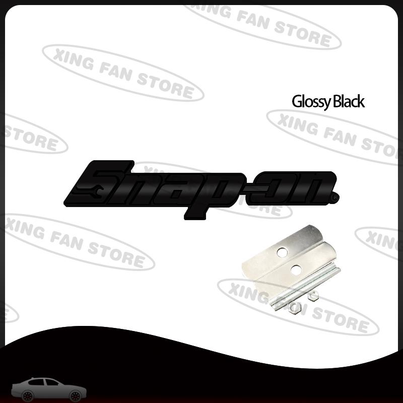 Auto Styling Snap On Tools Box Toolkit Metal Grille Emblem Car Rear Trunk Badge Decal Body Sticker Auto Universal Accessories