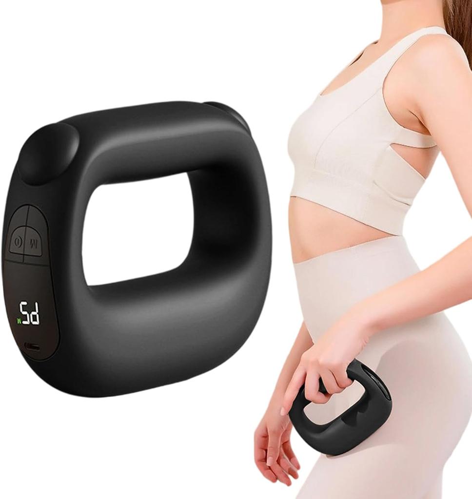 Fascia Massager | Adjustable Fascia Ring with Deep Tissue Vibration | Cordless Massage Device for Muscle Training Men Women Seniors