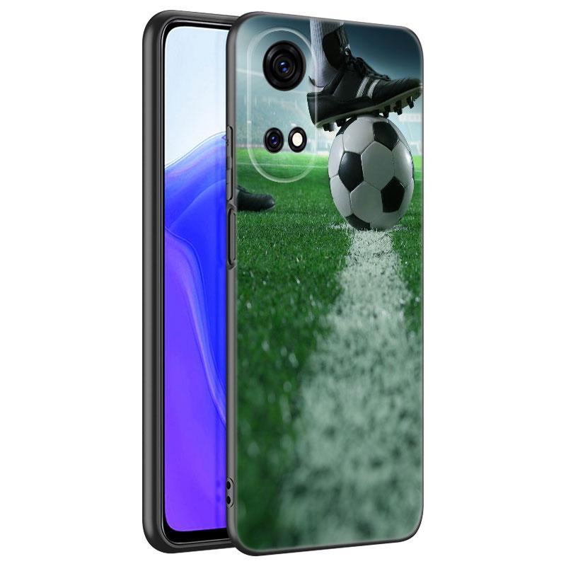 Футбольное поле черный чехол для телефона Huawei Honor 70 90 Lite X40 GT X50 i X5 Plus X6A X6S X7A X8A X8B X6 X7 X8 X9 4G X9A X9B 5G