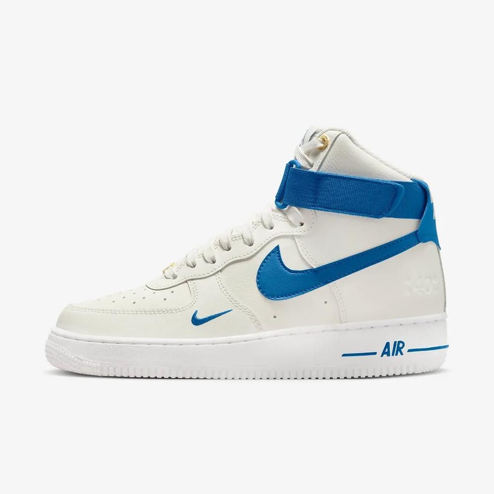 (W) Nike Air Force 1 High SE 40th Anniversary Join Forces Sail Blue Jay DQ7584-100