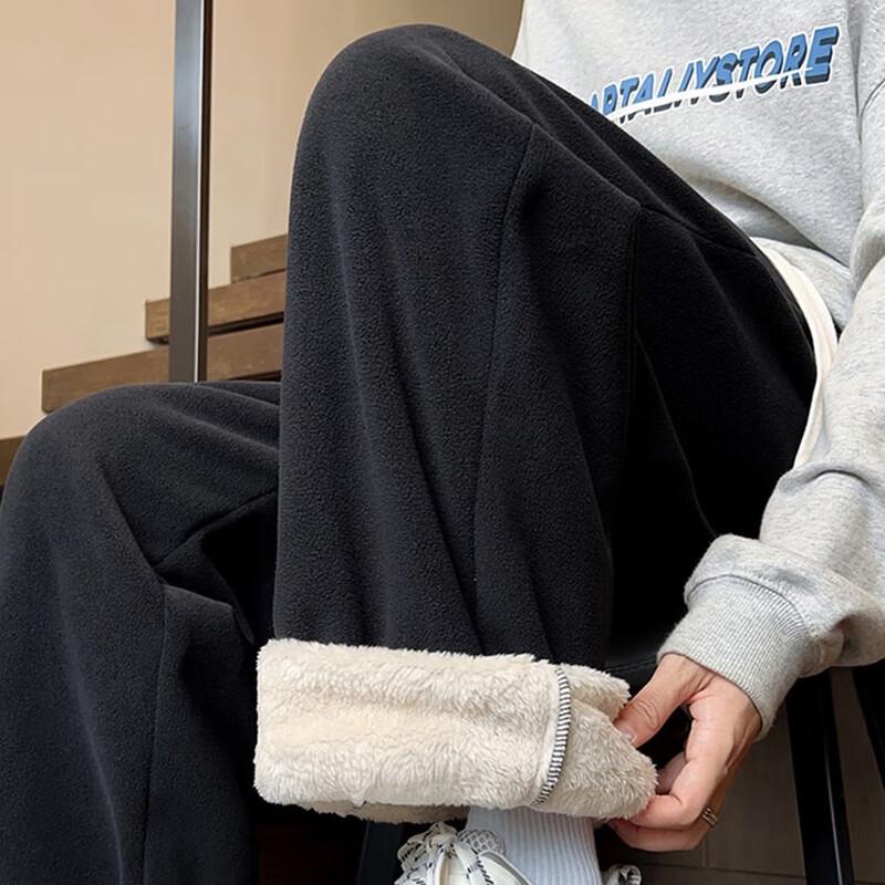 NASA MARVEL Men's Fleece-Lined Straight-Leg Sweatpants