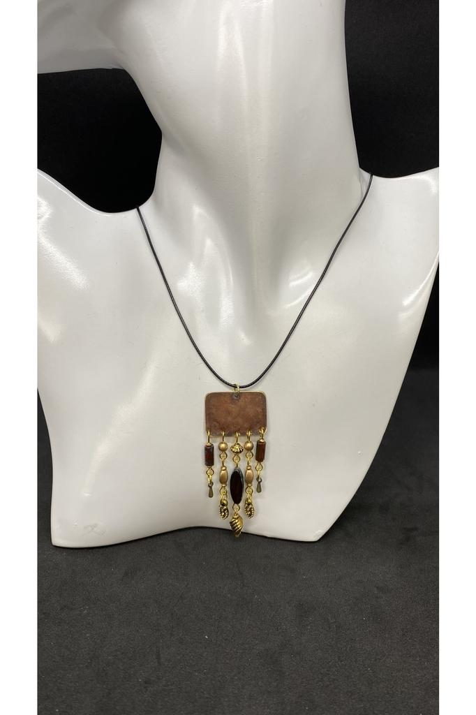 Подарок на день рождения, этническое подлинное хиппи, богемное модное ювелирное ожерелье ручной работы