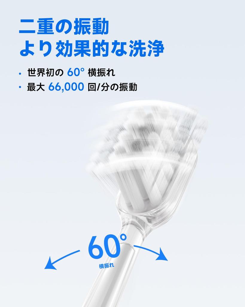 Laifen Wave ABS Материал Электрическая зубная щетка Колебательная вибрационная электрическая зубная щетка для взрослых Двойная вибрационная звуковая электрическая зубная щетка с 3