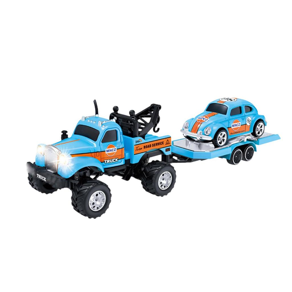 Rc Truck, Rc Semi Truck With Trailer, Rc Truck 1/64 Scale Alloy, 2025 New Rc Truck, 2.4ghz Remote Control, For Kids Gifts