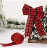 2 Meters Plaid Ribbon Red and Black Plaid Ribbon Tree Birthday Party Decoration The Décor Is Simple and Atmospheric