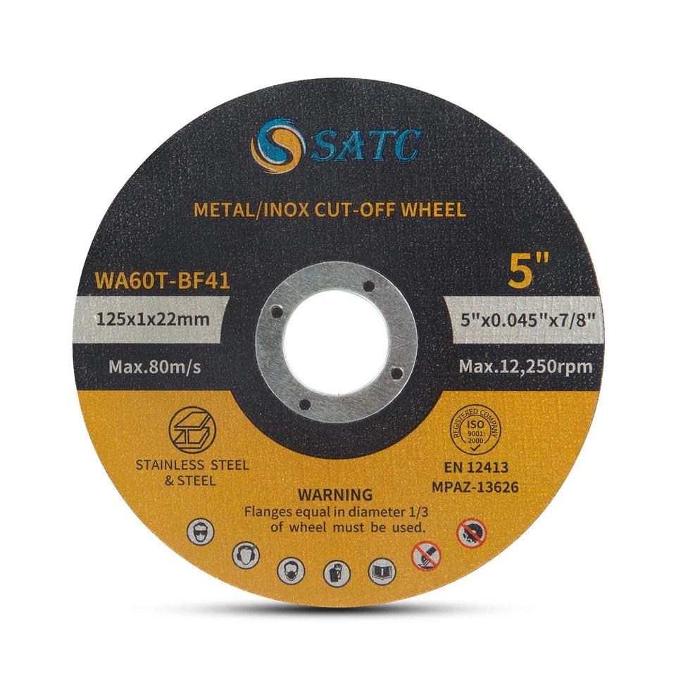DE Warehouse 24H Shipping Free Delivery 30X SATC 5" 125mm X 1mm Thin Stainless Steel Metal GRINDING WHEEL Cutting Discs