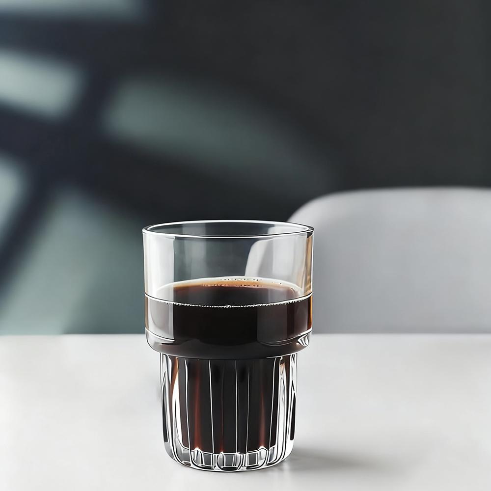 Pige Home 280ml/380ml Ain Lead-free Stackable Glass Tumblers (Tall & Short)