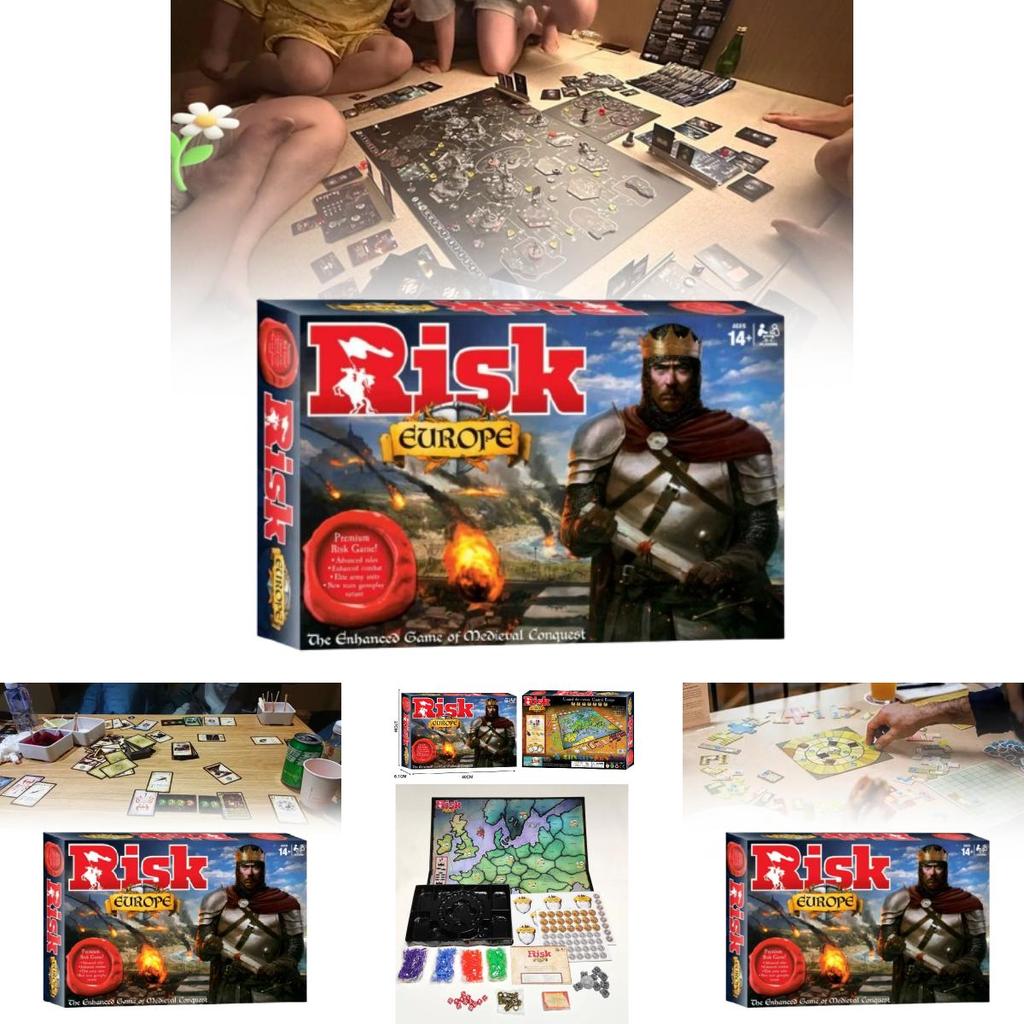 Risk Europe Card Game For Party Events And Group Play With Engaging And Humorous Features