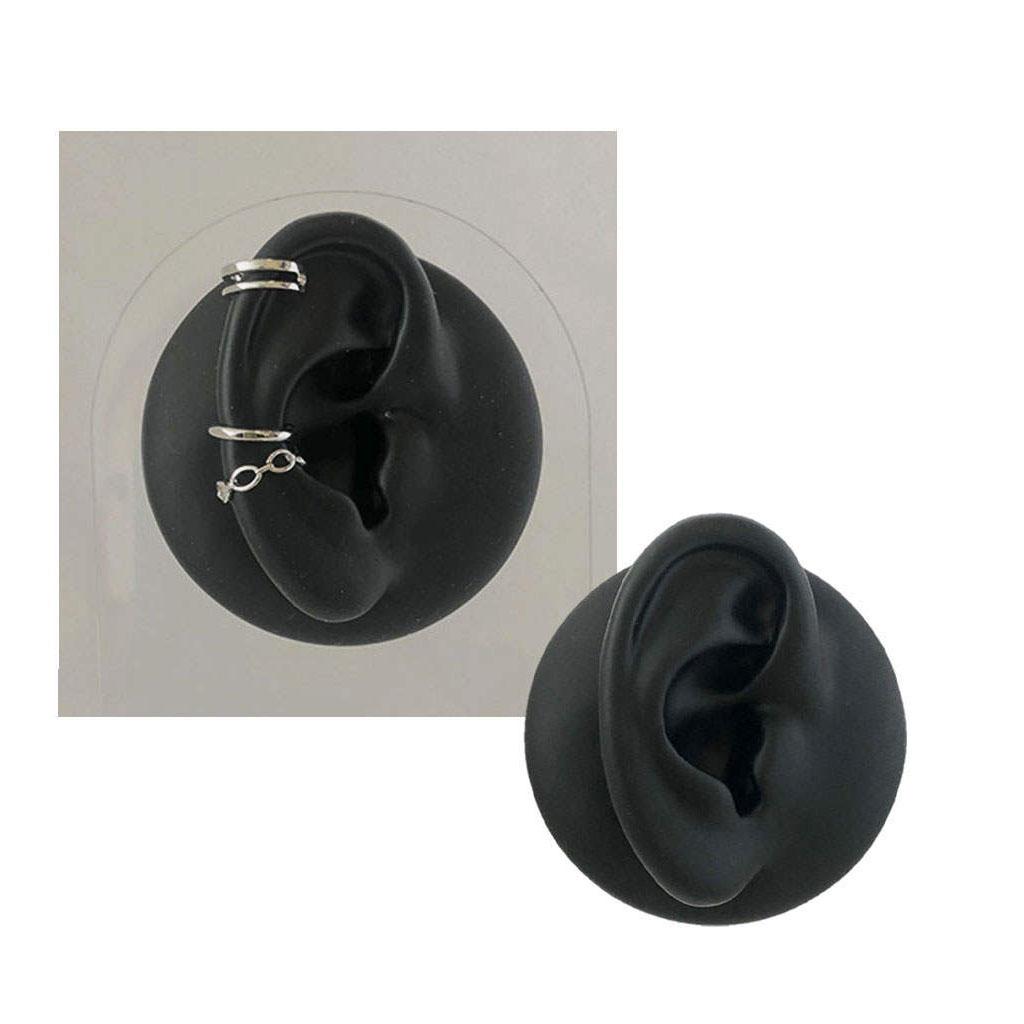 Правая модель уха для симуляции Силиконовая Мягкая Дисплей для Ювелирных Изделий Серег Пуссет Массаж Уха