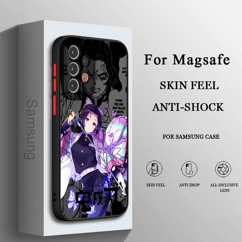 Аниме Клинок Рассекающий Демонов Для Samsung A73 A72 A54 A53 A52S A34 A32 A33 A24 A23 A22S A02 Lite Матовый Полупрозрачный Чехол для Телефона